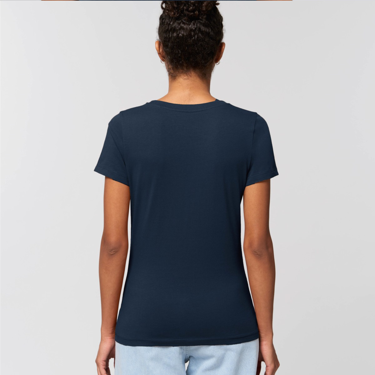 Monochrome Moher Cliffs Organic Fitted T-Shirt