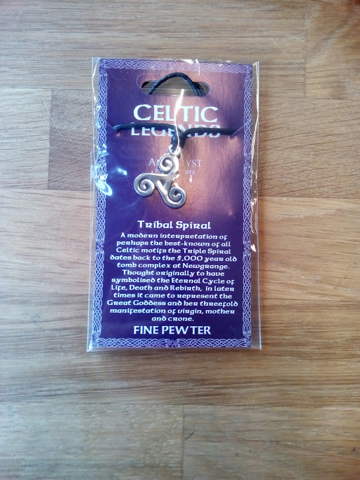 Triple Spiral Legend Pendant