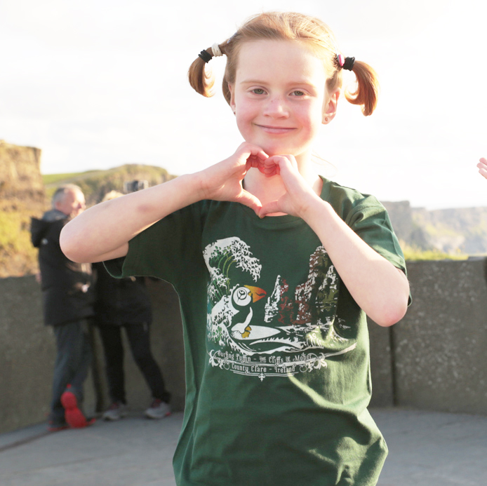 Surfing Puffin Kid's T-Shirt