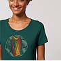 Celtic Harp Organic Fitted T-Shirt