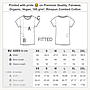 Monochrome Moher Cliffs Organic Fitted T-Shirt